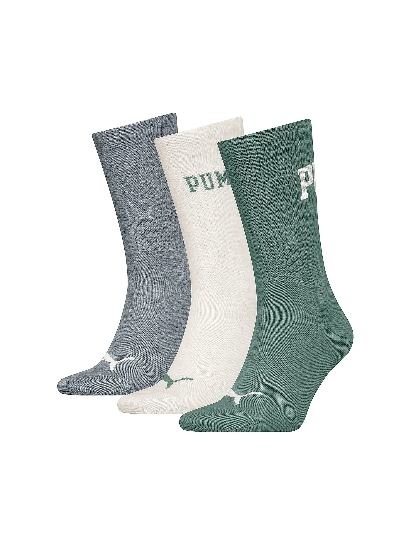 PUMA | Freizeitsocken Logo Crew 3er Pkg. | 